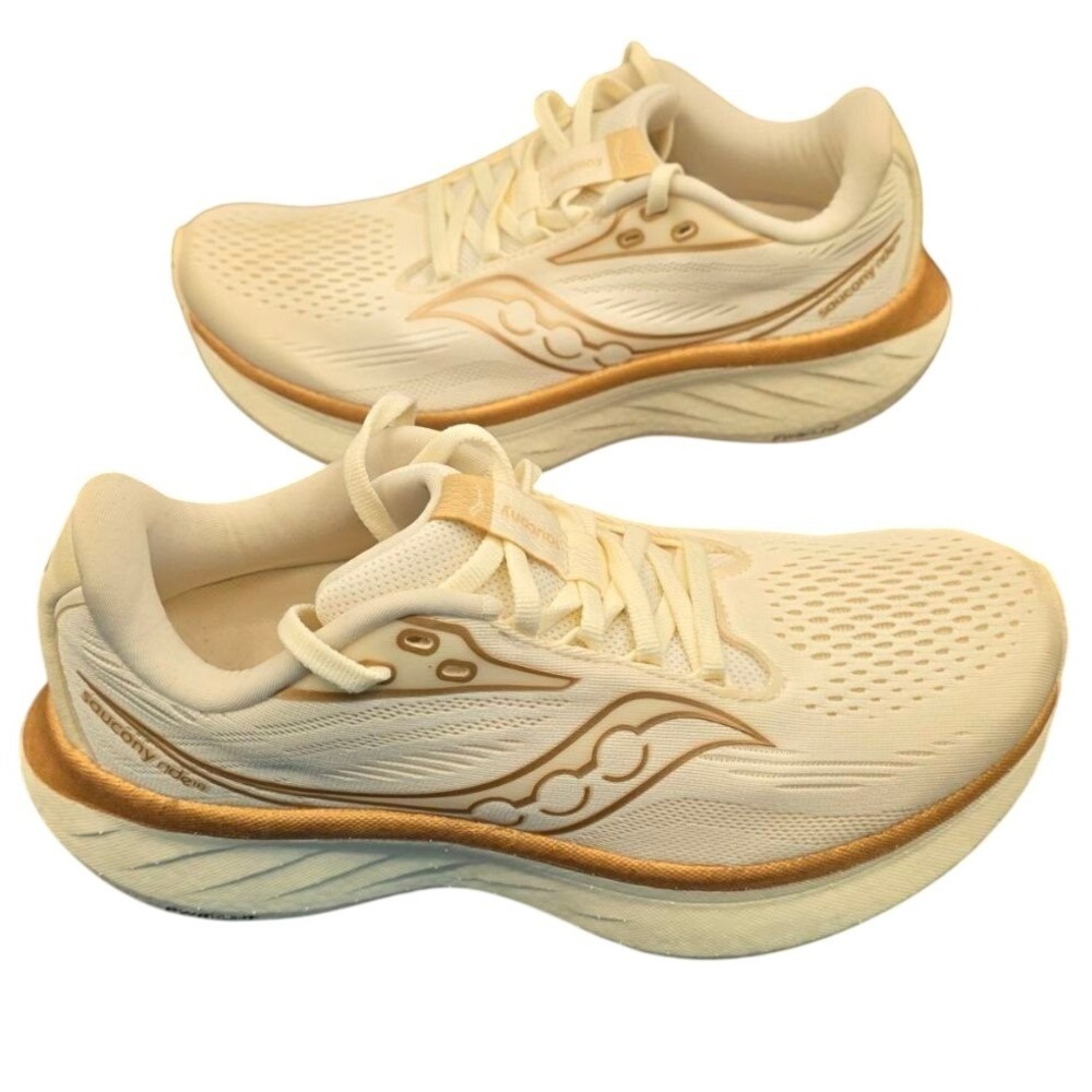Saucony Ride 18 Womens Running Shoes Vanilla Gold S11000-104 Size 6.5